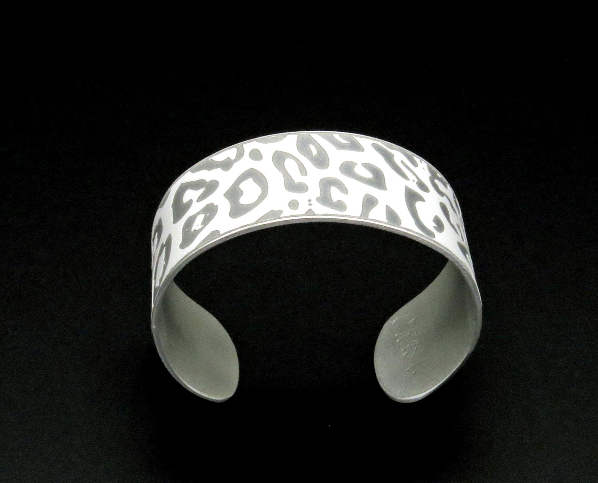 Audi White Leopard Cuff