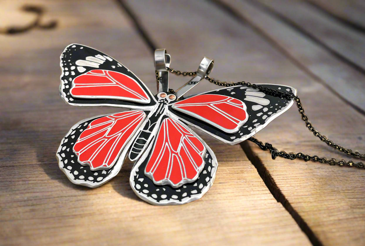 Porsche Butterfly Necklaces