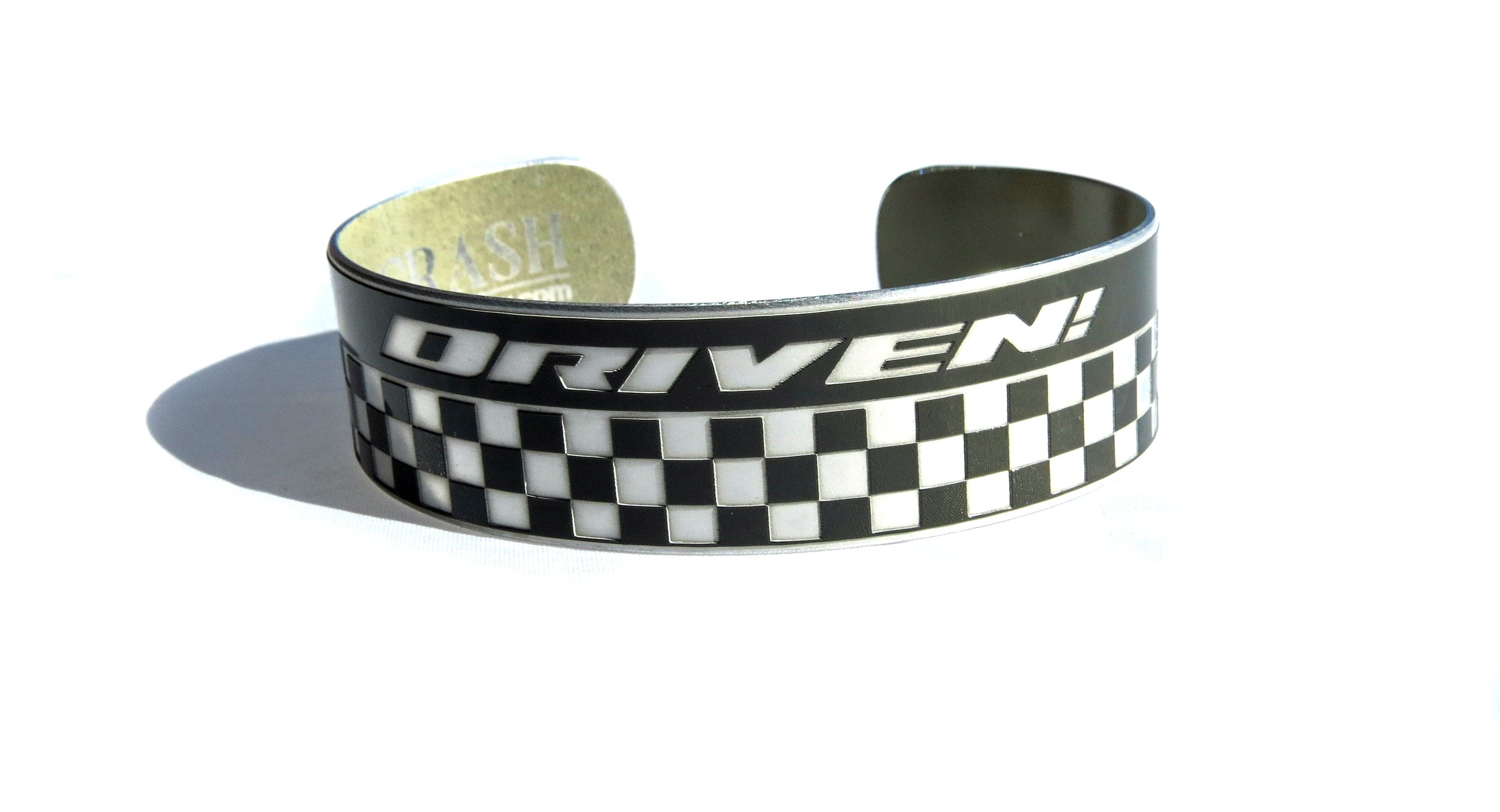 Roma Checkered Flag Cuff - DRIVEN!