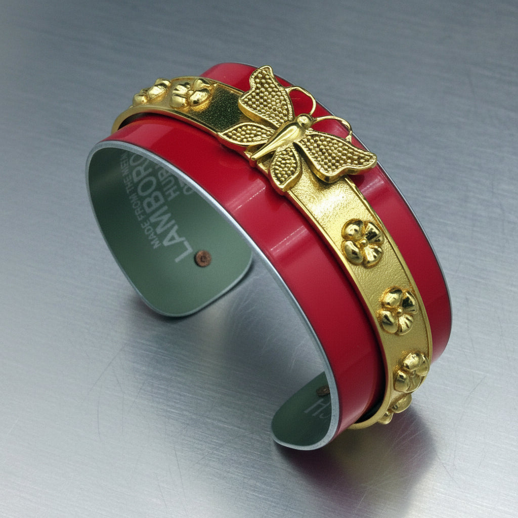 Lamborghini Huracan Gold Butterfly Cuff
