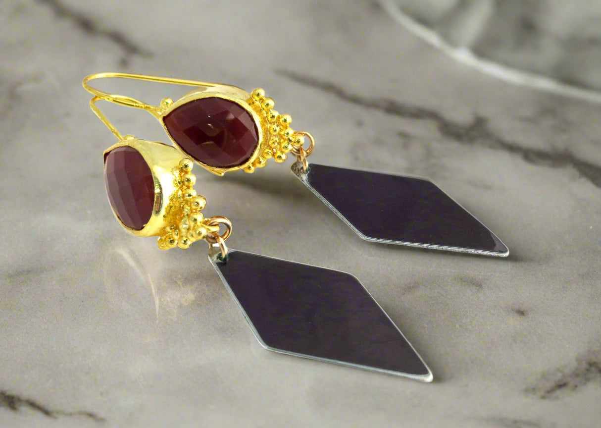 Maserati Carnelian Earrings