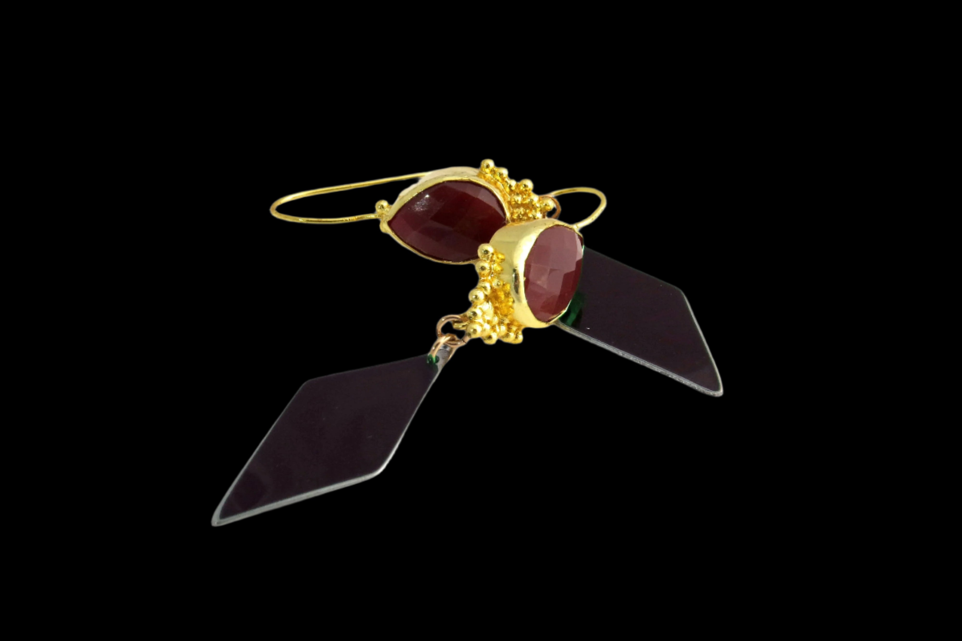 Maserati Carnelian Earrings