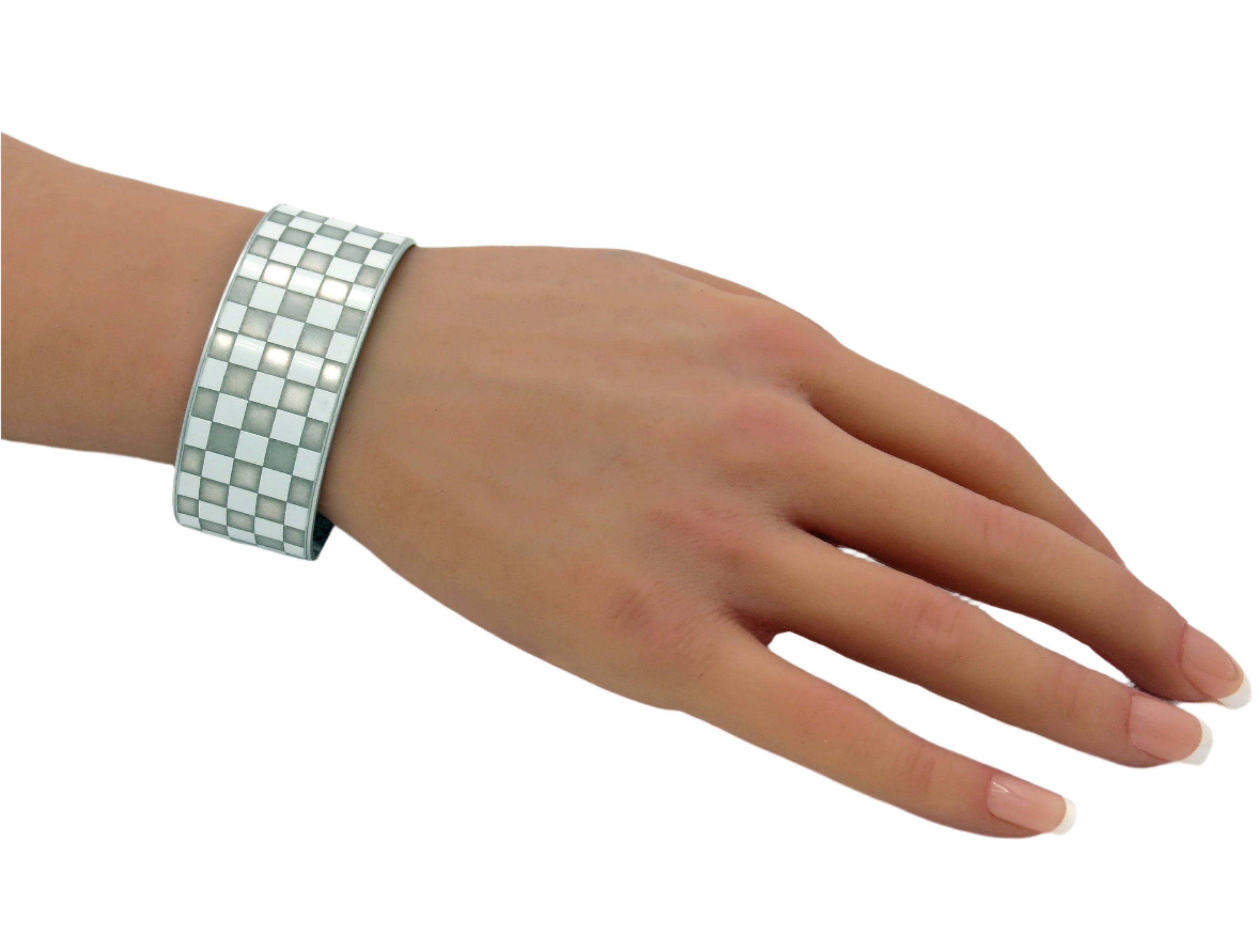 PCA Potomac Macan S White Checkered Flag Cuff