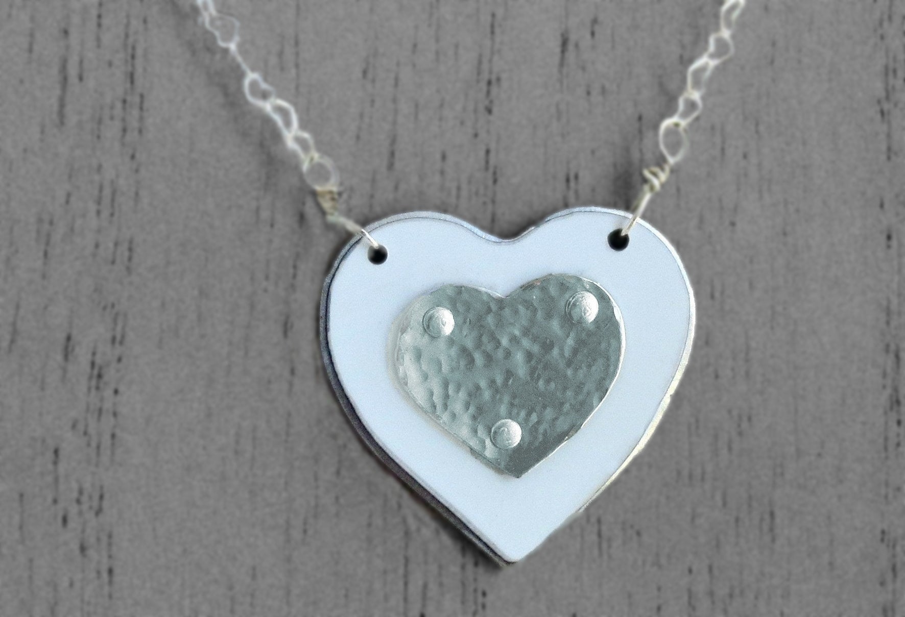 Porsche Heart Necklace