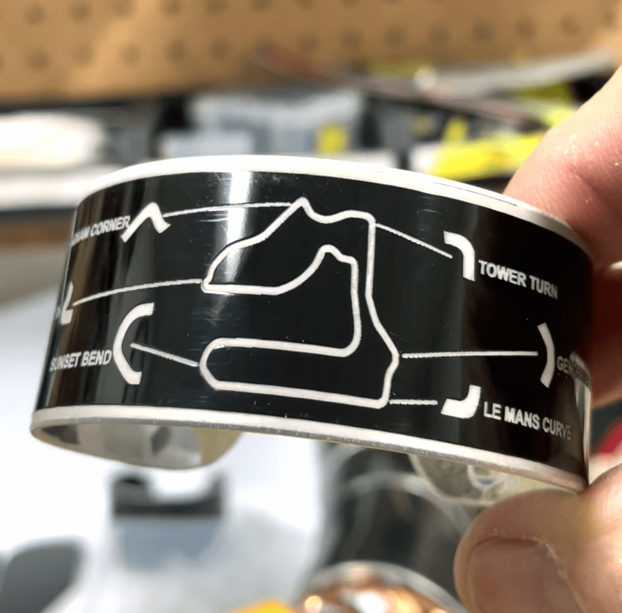 Sebring Race Track Cuff