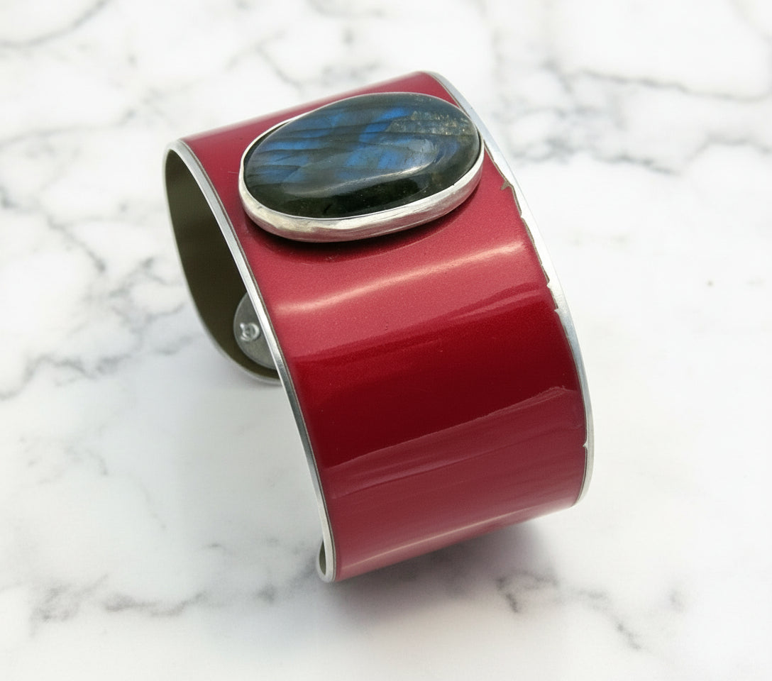 Tesla Labradorite Cuff
