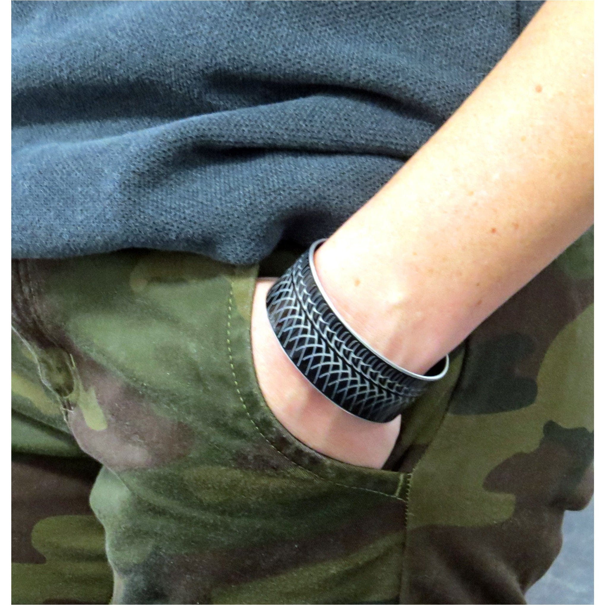 BMW or Lamborghini Fancy Tire Tread Cuff