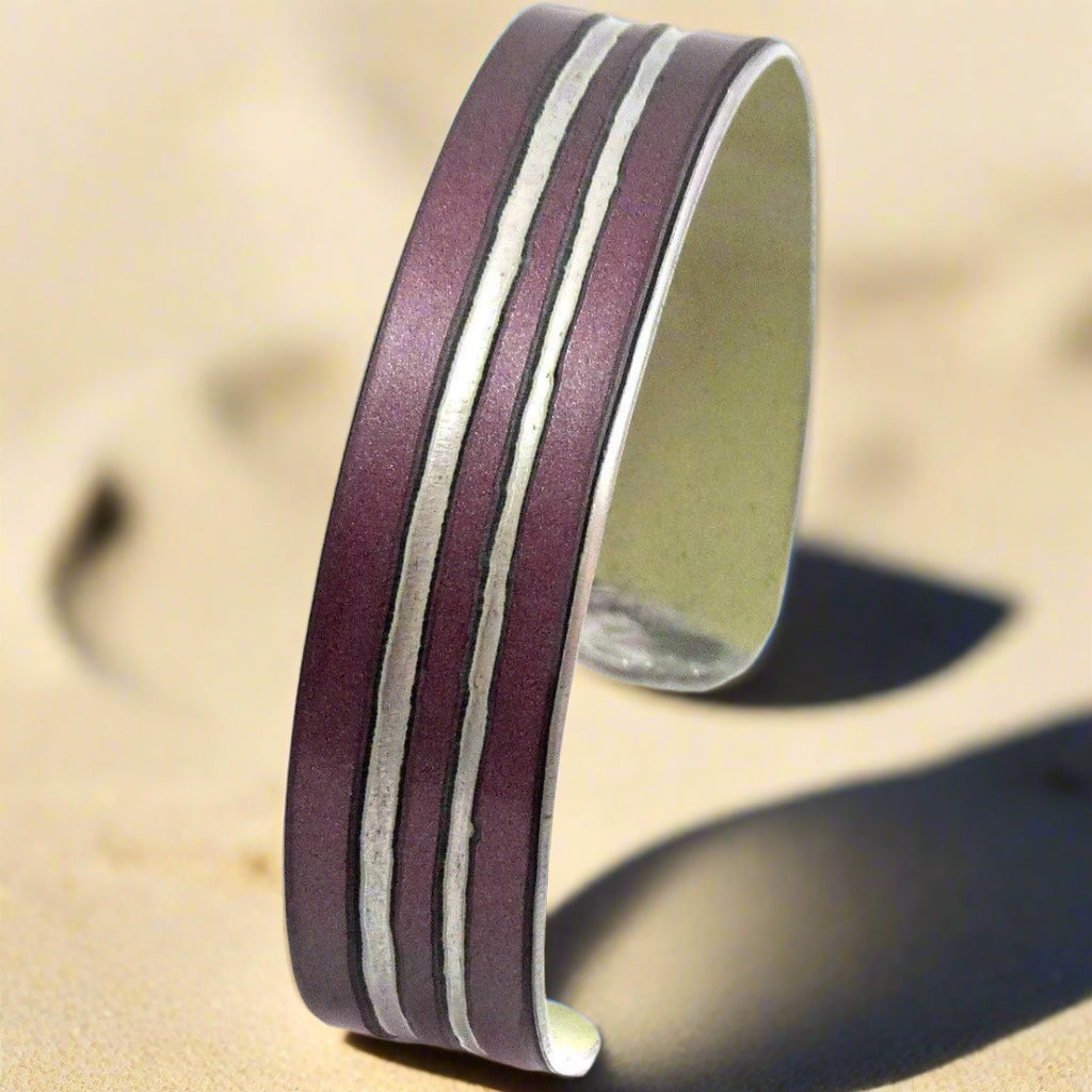 Striped Bentley Flying Spur Cuff - CRASH Jewelry