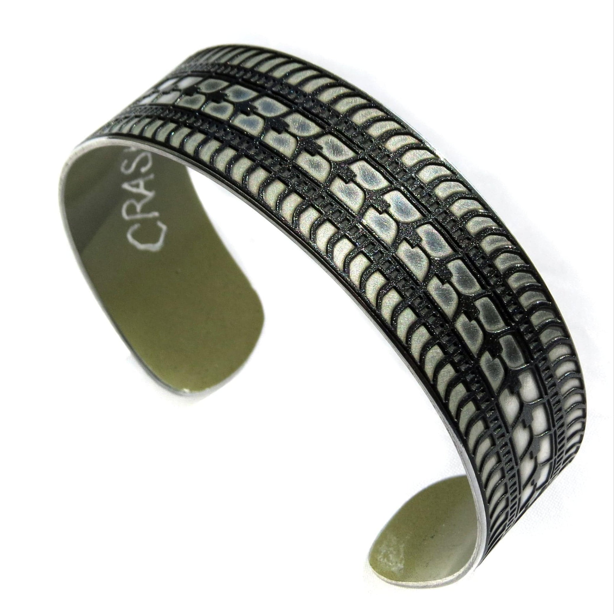 Lamborghini Tire Tread Cuff - CRASH Jewelry