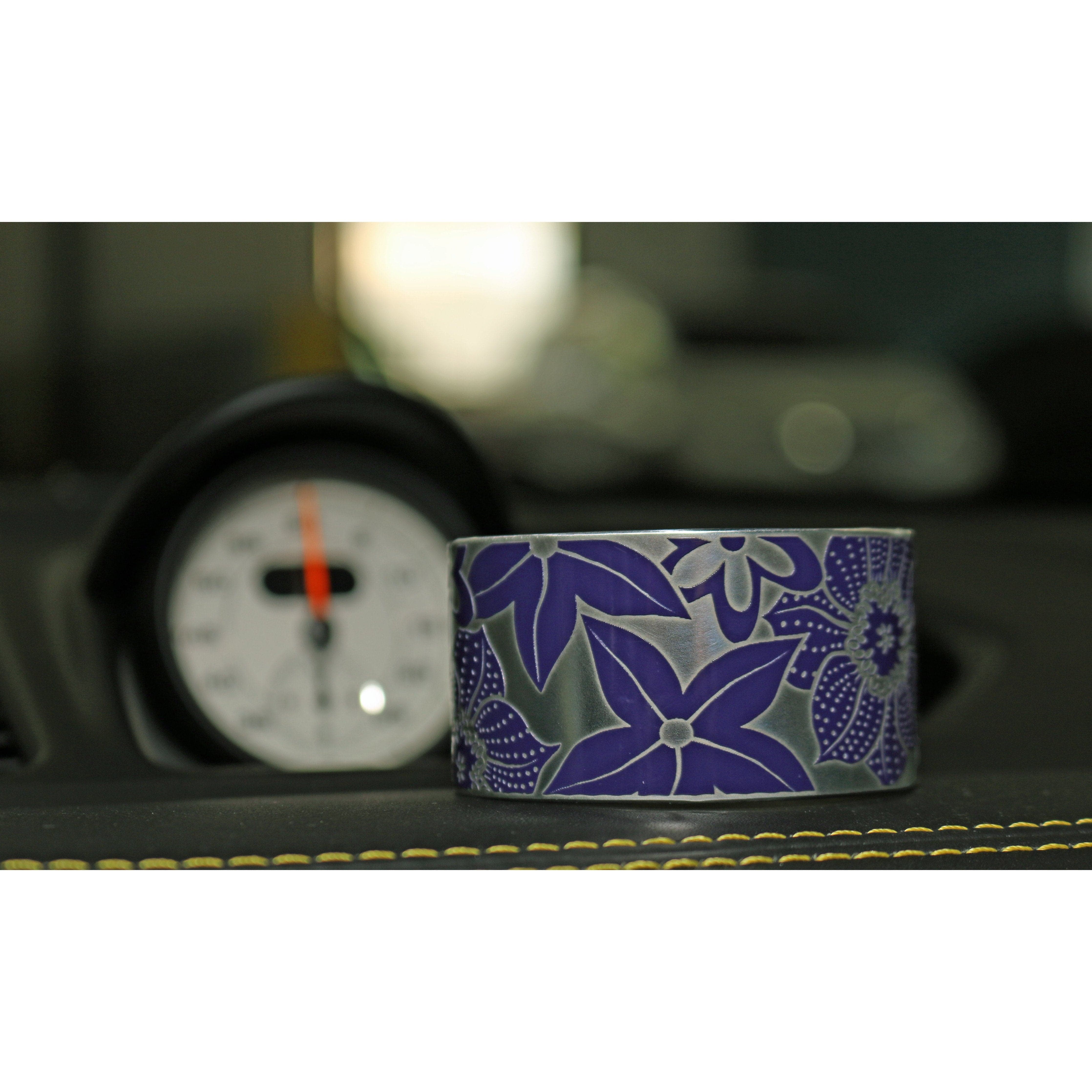 Cuffs - Porsche Purple Flower Cuff
