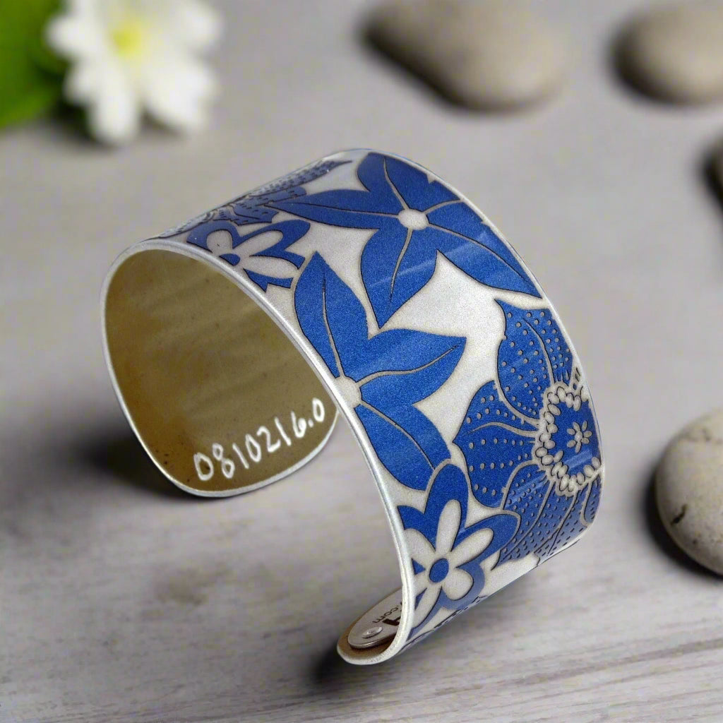 Porsche Blue Sapphire Blossom Cuff