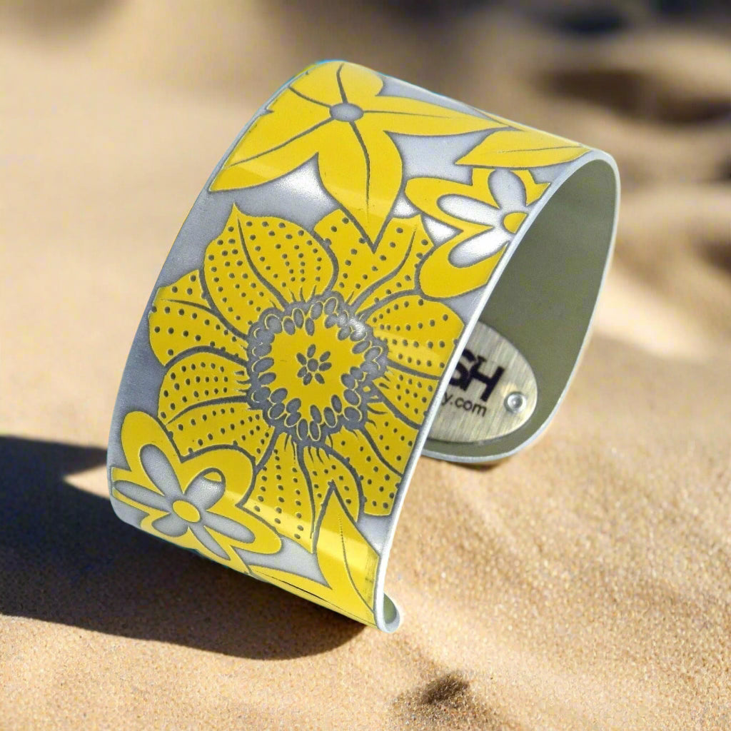 Porsche Yellow Blossom Cuff