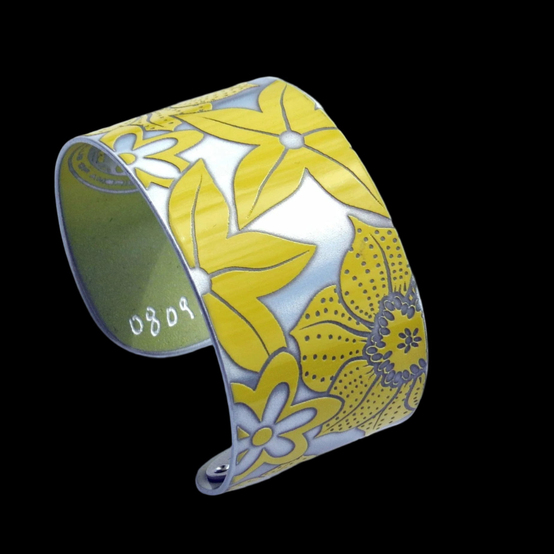 Porsche Yellow Blossom Cuff
