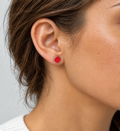10mm Rosso Corsa Studs