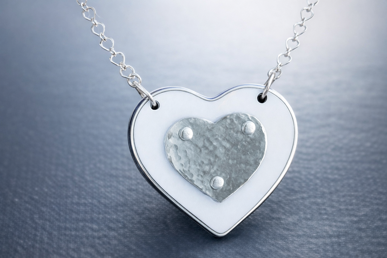 Porsche Heart Necklace