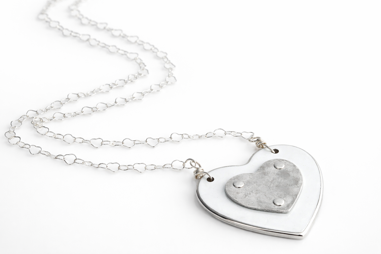 Porsche Heart Necklace