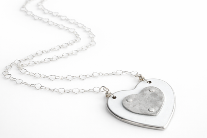 Porsche Heart Necklace