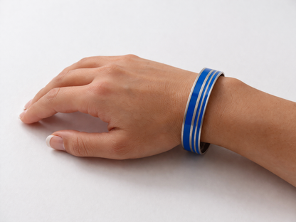 Turbo Blue Striped Cuff