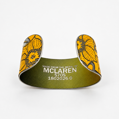 Volcano Yellow Flower Cuff