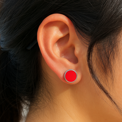 Stud Earrings: BMW, Ferrari, Lamborghini, and Porsche