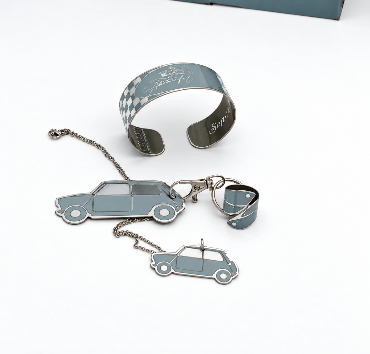 Ice Blue Mini Cooper Custom Set