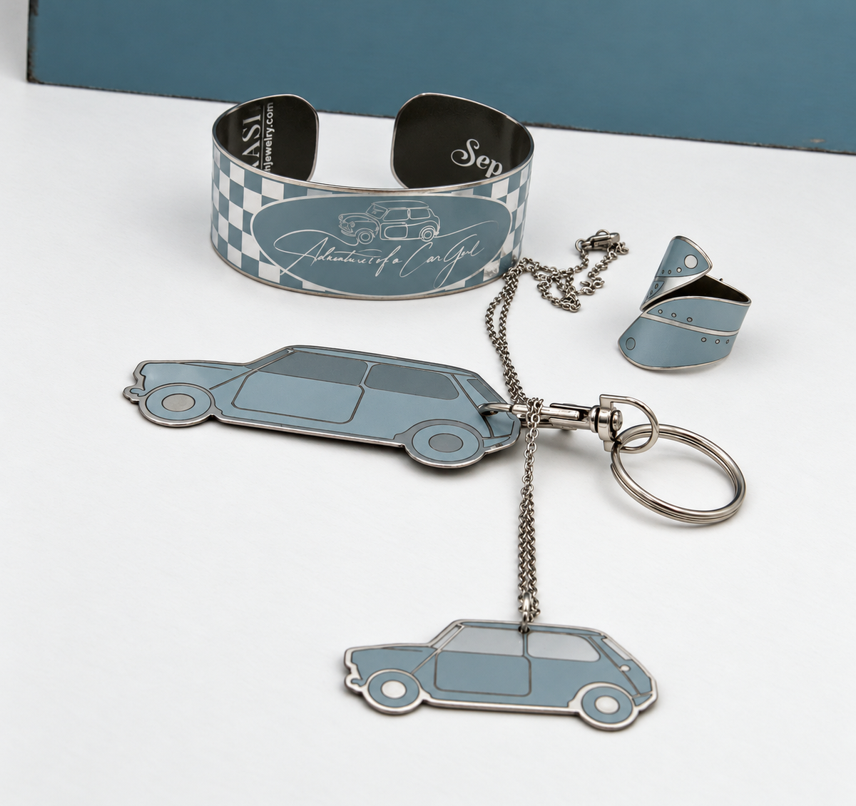 Ice Blue Mini Cooper Custom Set