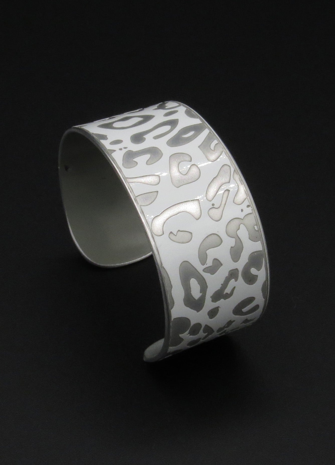 Audi White Leopard Cuff