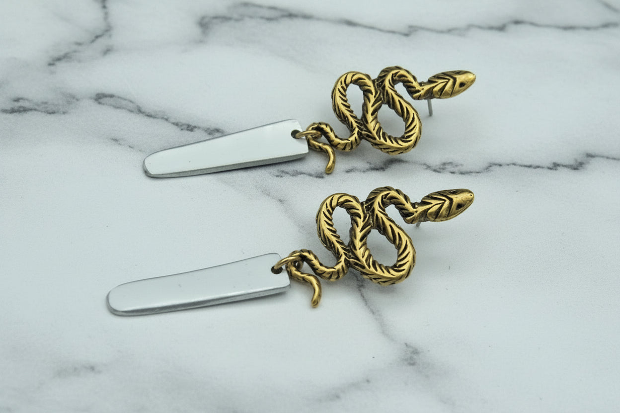 Bentley Snake Earrings