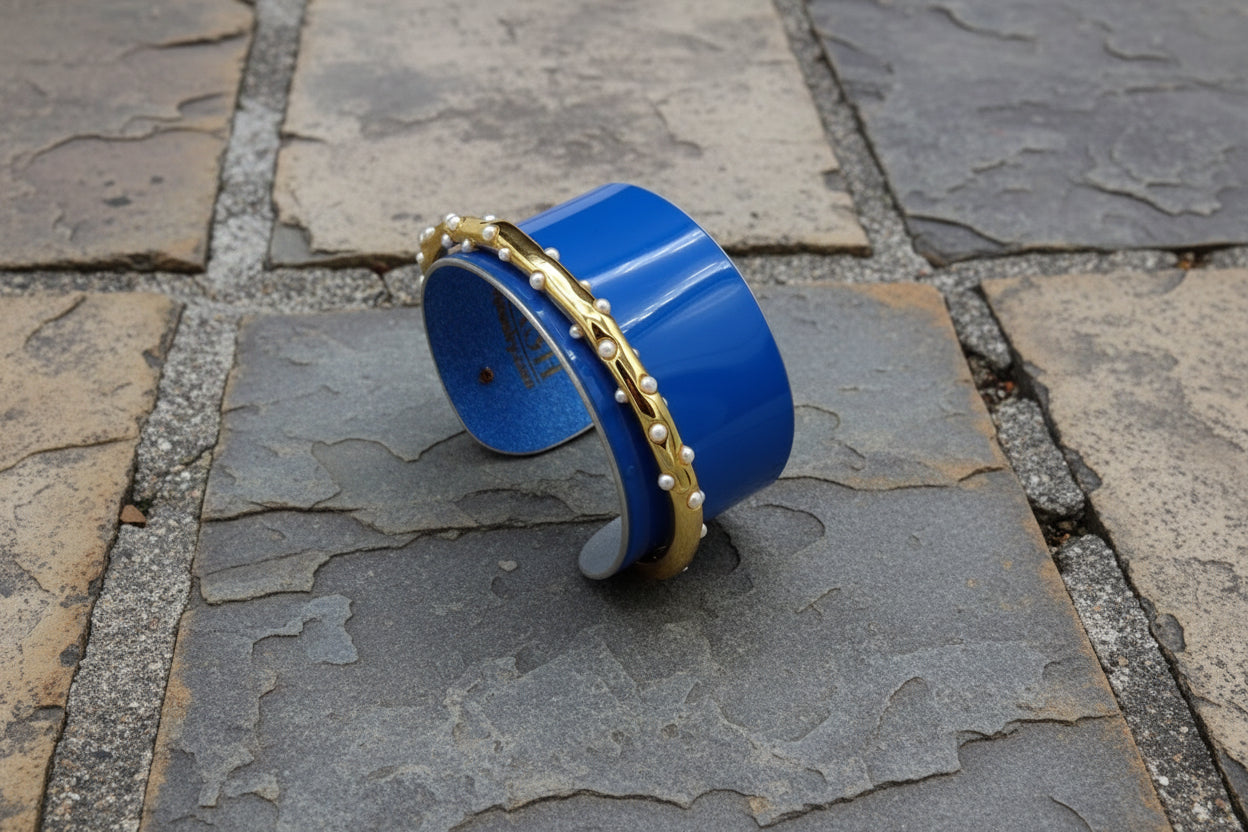 Lamborghini Blu Le Mans Pearl Cuff