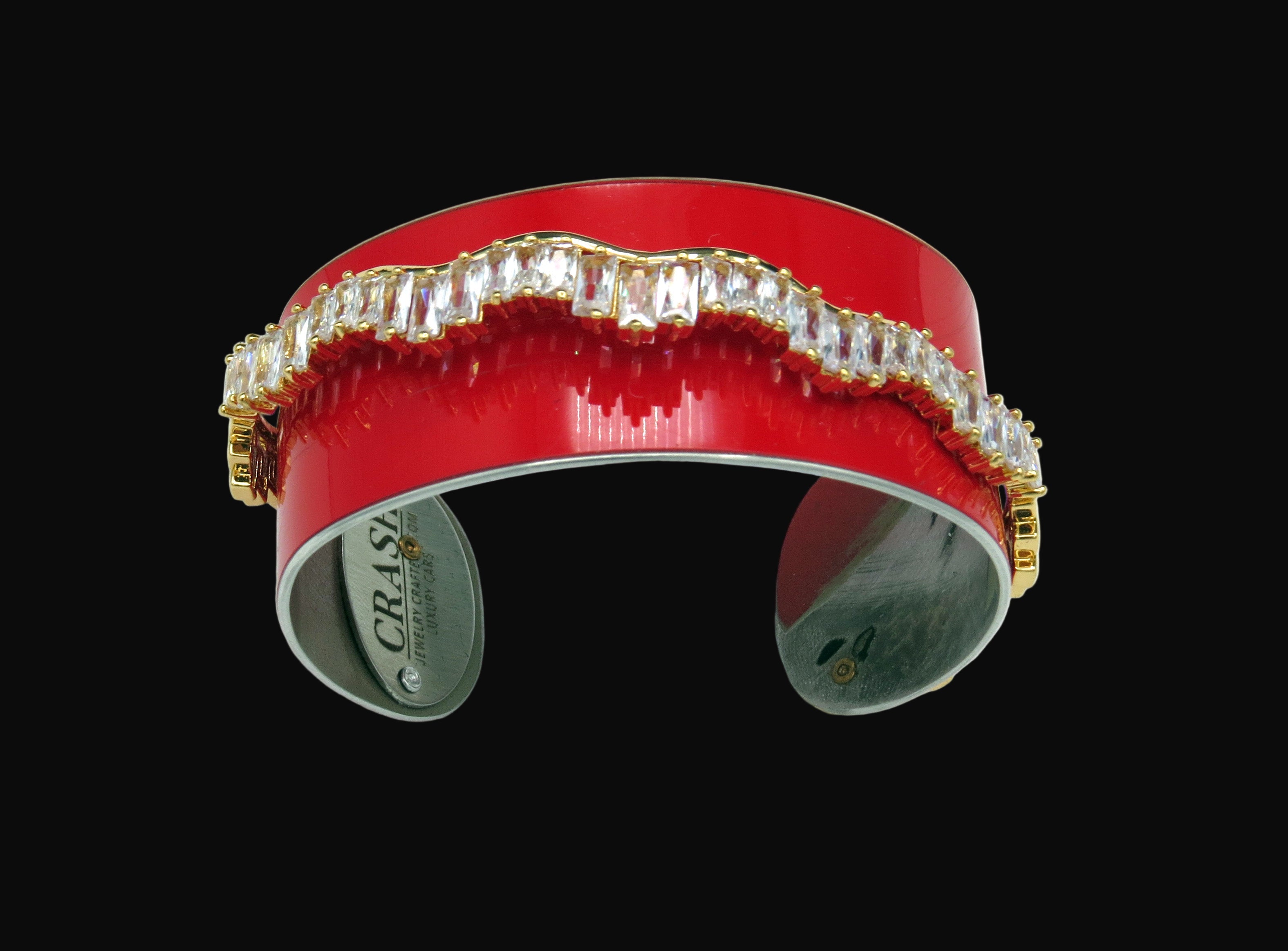 Lamborghini Wavy Crystal Cuff