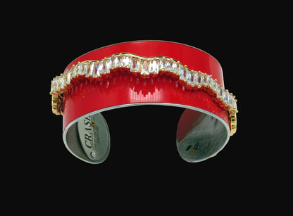 Lamborghini Wavy Crystal Cuff