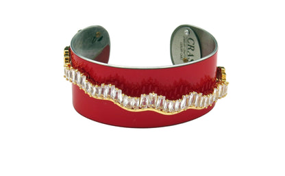 Lamborghini Wavy Crystal Cuff