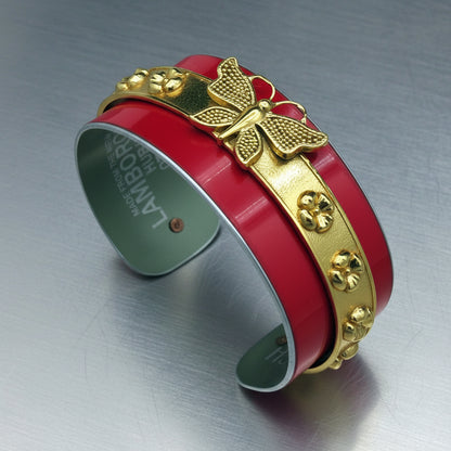 Lamborghini Huracan Gold Butterfly Cuff