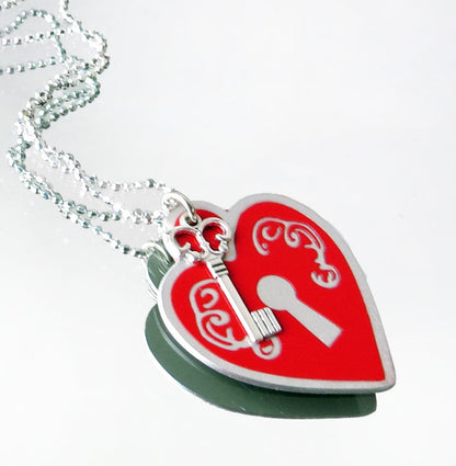 Lamborghini Huracan Key to My Heart Necklace