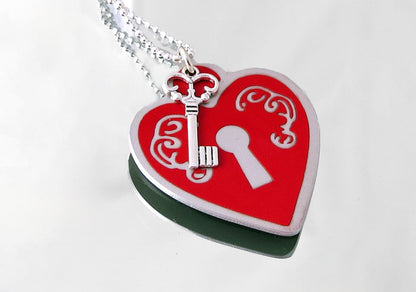Lamborghini Huracan Key to My Heart Necklace