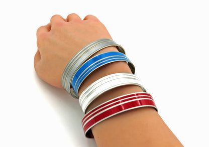 Mercedes Red Striped Cuff