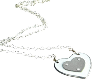 Porsche Heart Necklace