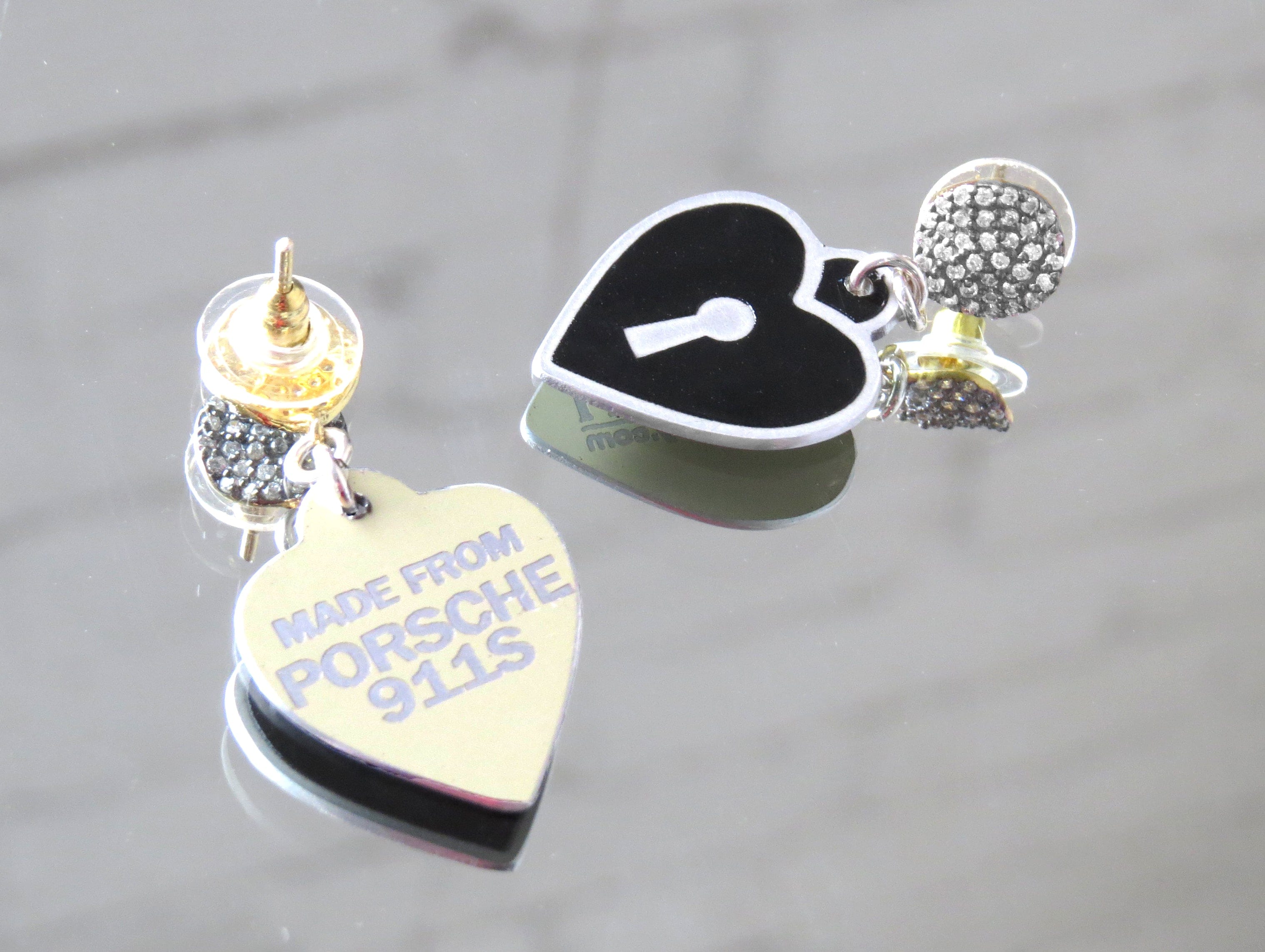 Porsche 911S Key to My Heart Earrings