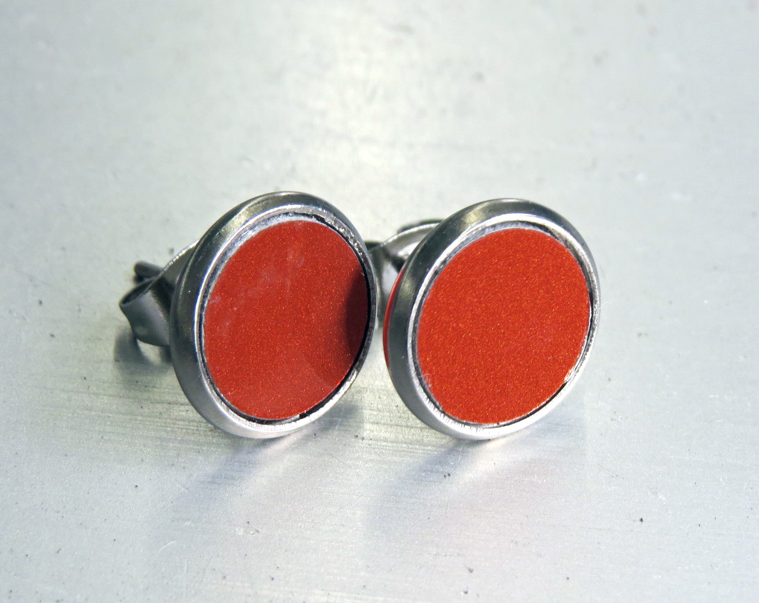 Stud Earrings: BMW, Ferrari, Lamborghini, and Porsche