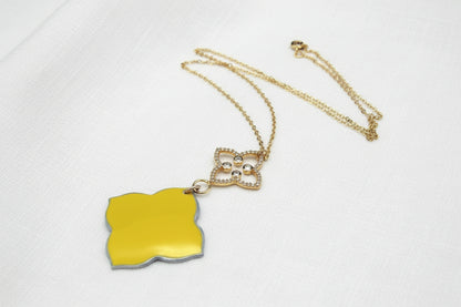 Porsche Turbo Quatrefoil Necklace
