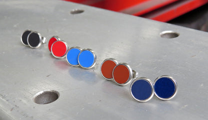 Stud Earrings: BMW, Ferrari, Lamborghini, and Porsche