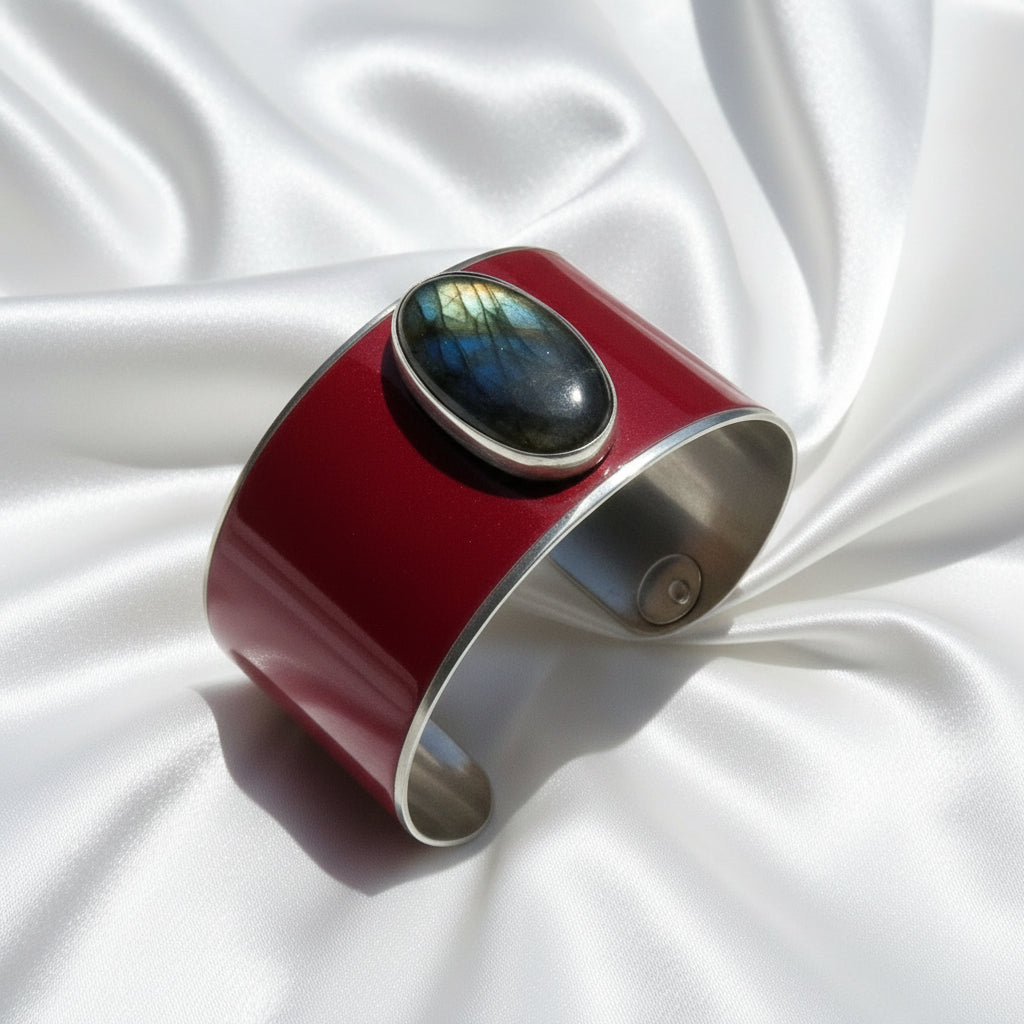 Tesla Labradorite Cuff