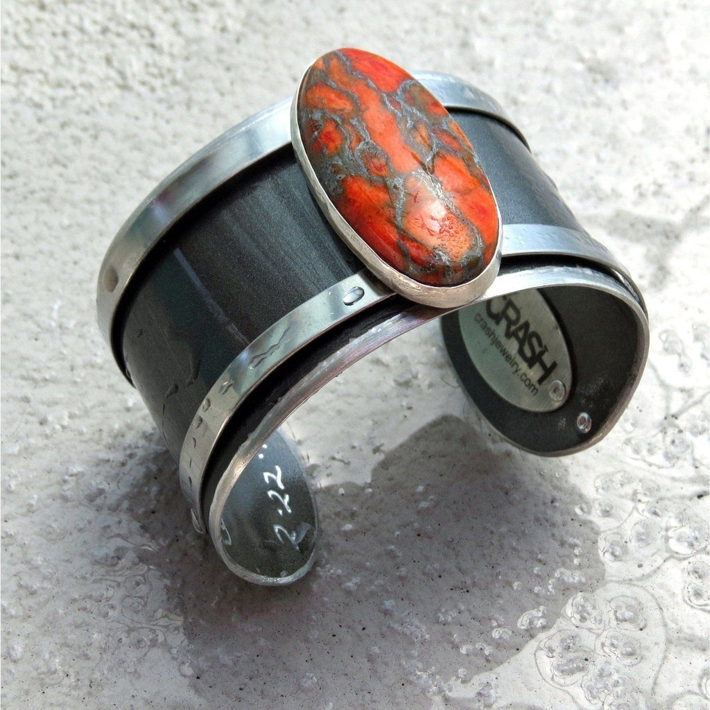 Accessories - Bentley Orange Turquoise Cuff