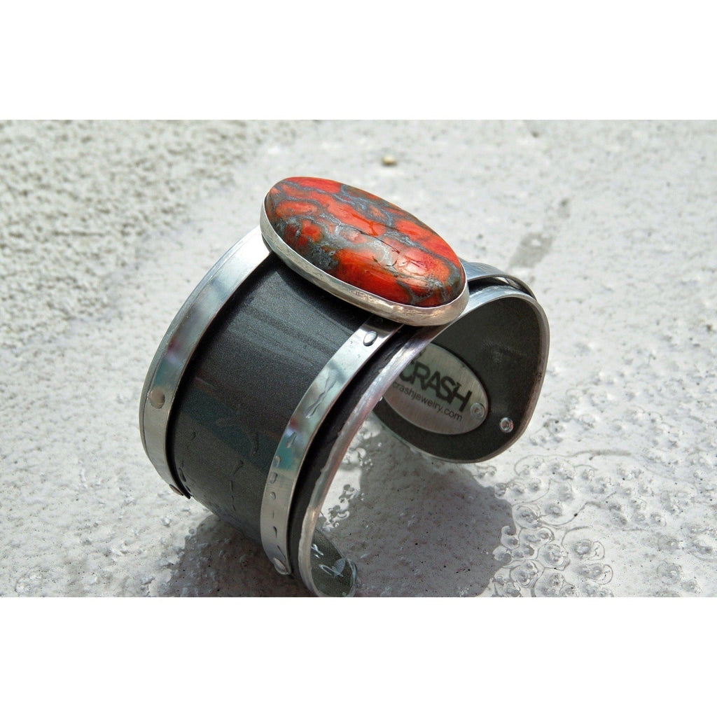 Accessories - Bentley Orange Turquoise Cuff