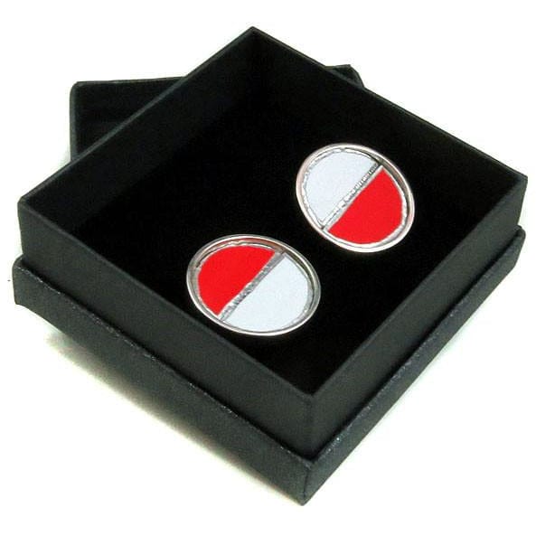 Ferrari Silver Cuff Links - CRASH Jewelry
