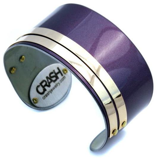 Cuffs - Bentley Flying Spur Purple And Gold Cuff