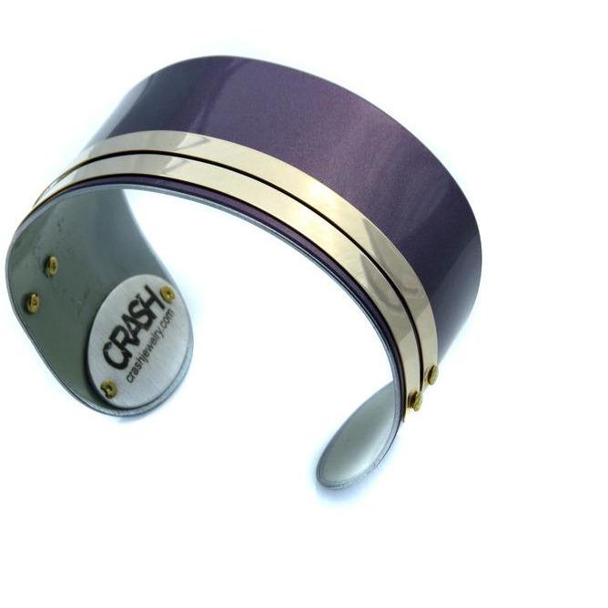 Cuffs - Bentley Flying Spur Purple And Gold Cuff