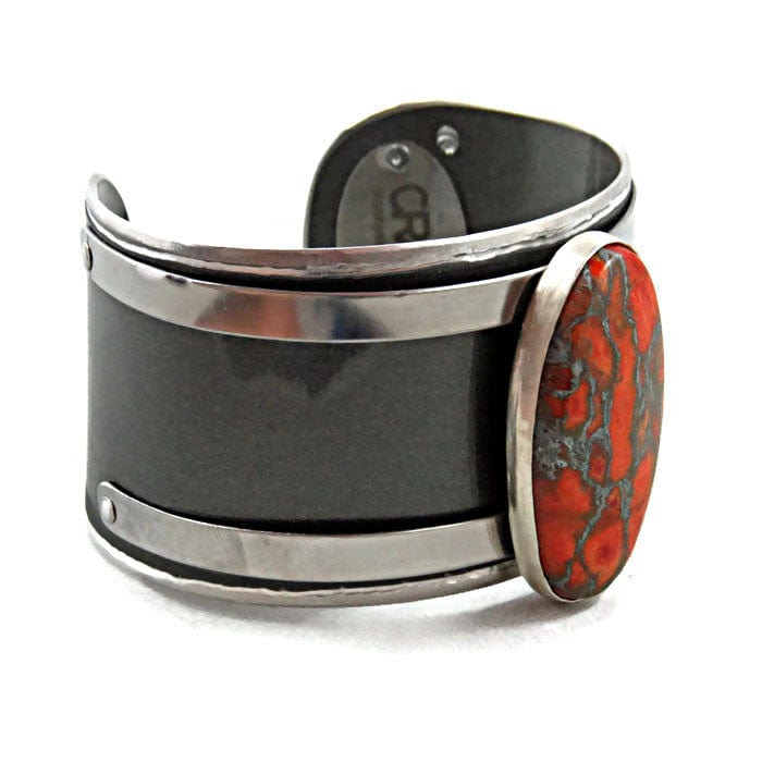 Bentley Orange Turquoise Cuff - CRASH Jewelry