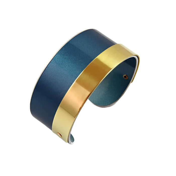 Blue Bentley Bar Cuff - CRASH Jewelry