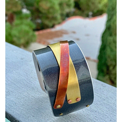 Ferrari Mixed Metal California Cuff - CRASH Jewelry